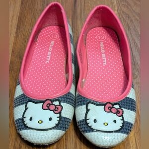 Hello Kitty Kids Striped Ballet Flats